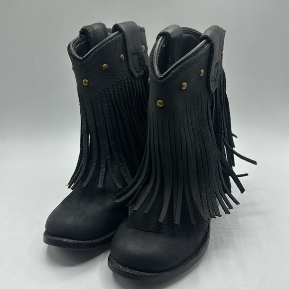 Old West Fringe Boots Girl Toddler - Picture 5 of 8